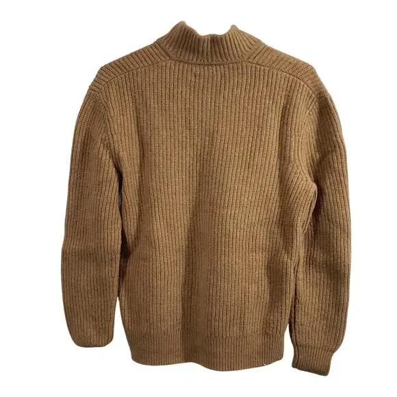 Everlane The Felted Merino Half-Zip Sweater Size M